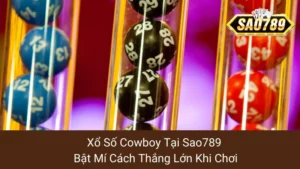 Xổ Số Cowboy Tại Sao789: Bật Mí Cách Thắng Lớn Khi Chơi