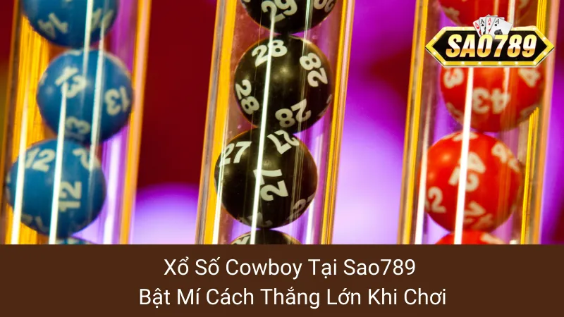 Xổ Số Cowboy Tại Sao789: Bật Mí Cách Thắng Lớn Khi Chơi
